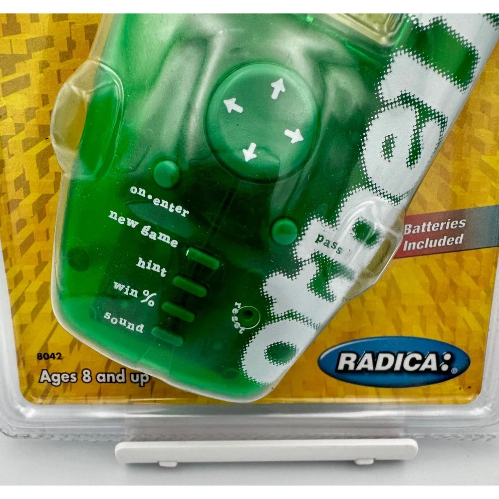 Vintage 1999 Radica Pocket Othello Handheld Electronic Game - New Sealed NOS